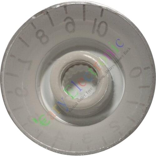 Wholesale and retail 100pc 26mm Pedal Top skirted White knob Guitar tube Amp Volume Tone audio parts free shipping