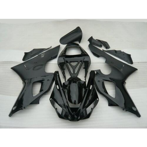 First-class Motorcycle Fairing kit for YAMAHA YZFR1 00 01 YZF R1 YZF1000 2000 2001 ABS All black Fairings set+Gifts YB14