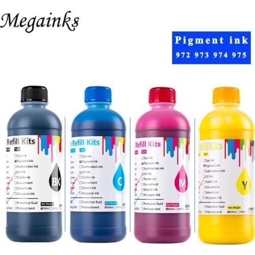 4PC x 500ml pigment ink Refill Bulk CISS ink For HP pagewide 352dw 377dw 452dw 452dn 477dw 477dn 552dw 577dw P55250dw P57750dw