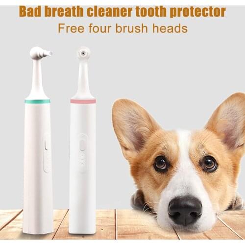 Portable Pet Dog Electric Toothbrush Pet Teeth Plaque Removal Dog Tooth Brush Teeth Polisher Oral Hygiene Care