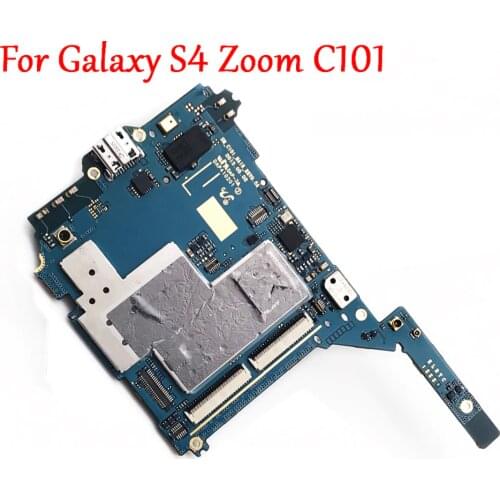 Tested) Full Work Unlock Motherboard For Samsung Galaxy S4 Zoom C101 SM-C101 Logic Circuit Electronic Panel From Original Phone