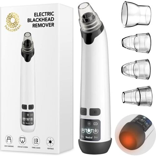 Blackhead Remover Vacuum Acne Pimple Black Spot Suction Electric Facial Pore Cleaner Skincare Exfoliating Beauty Instrument