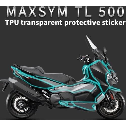 Motorcycle Protective Film Tpu Transparent Car Clothing Scratch Repair Waterproof Special Modification for Sanyang Maxsym Tl500