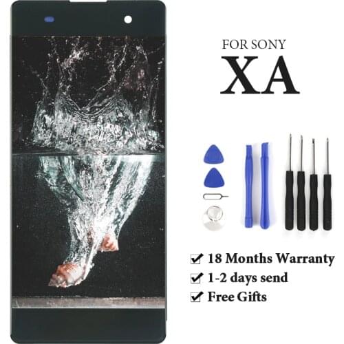 For Sony Xperia XA LCD Display With Touch Screen With Frame Assembly Replacement For Sony Xperia XA LCD F3111 F3112 F3115 F3116