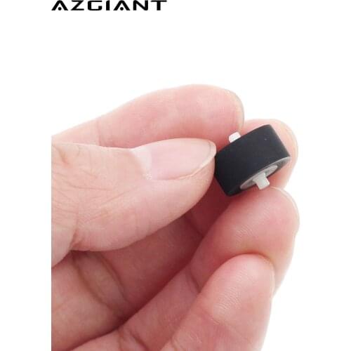 1pcs 12x6x2mm Card Seat Audio Belt Pulley Tape Recorder Belt Pulley Wheel With Axis For JVC Player Stereo Rubber Cassette Deck