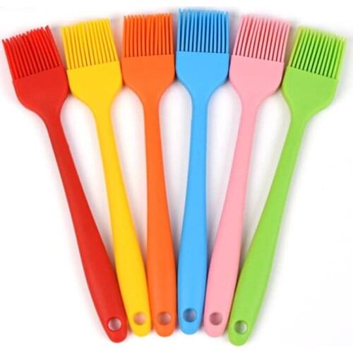 2 pack 21 cm Silicone Cooking Brush Basting Oil Brush Barbecue for BBQ Grill Barbecue Baking Kitchen to Spread