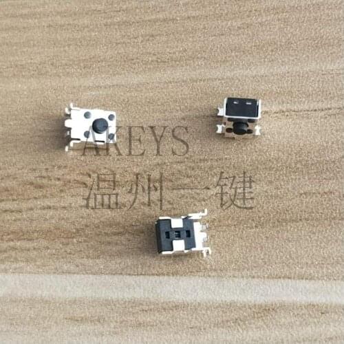 50PCS TS-C020 Momentary Switch 4.5*4.5 2 Pin SMD SMT With Stents Tactile Switch