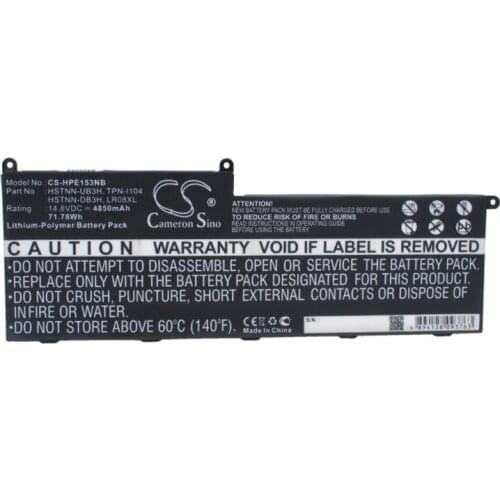 Cameron Sino4850mAh battery for HP 15-3300 Envy 15-3000 3100 3200 660002-271 660002-541 660152-001 HSTNN-DB3H HSTNN-UB3H LR08XL
