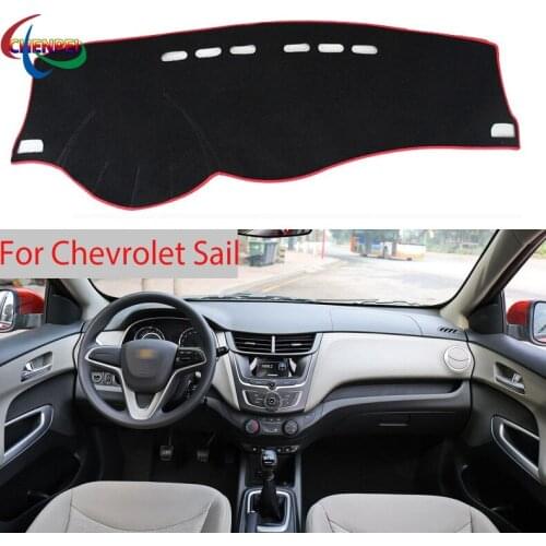Car Anti-Slip Mat Dashboard Cover Pad Sunshade Avoid Light Pad Anti-UV Carpets Mat For Chevrolet Sail Interior Accessories