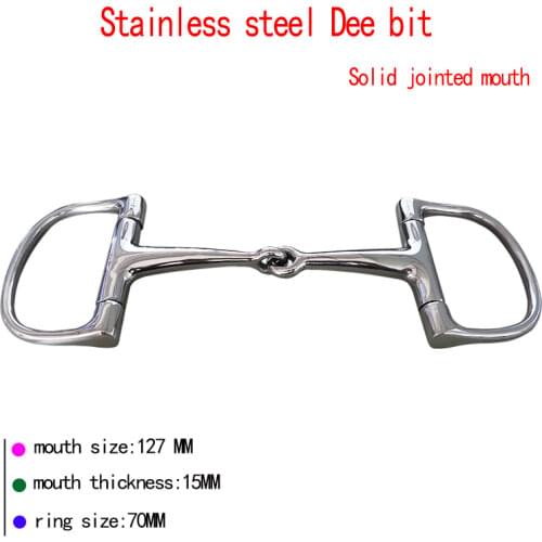 Free shipping stainless steel Dee bit,5" mouth,70MM wide Dee ring(SBT04146)