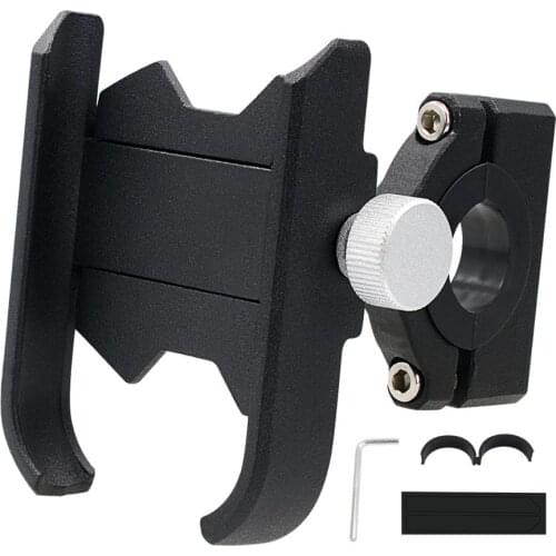 CS-869A Aluminum Alloy Bike Motorcycle Handlebar Mount Holder 360 Degrees Rotation Phone Holder for Mobile Phone Mount