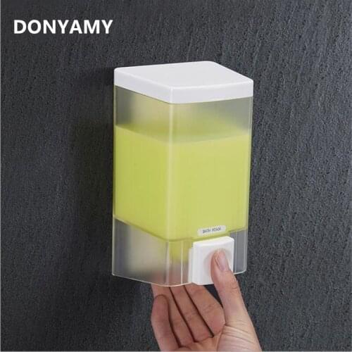 DONYAMY 1pc High-grade Soap Dispenser Does Not Leak Liquid Cost-effective Wall Mounted Large Capacity 700ml Soap Dispenser ABS