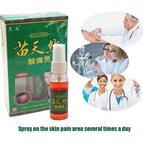 Chinese Miao Medicine Pain Relief Spray Warm Therapy Artritis Rheumatoid Painkiller Mediacl Plaster Remove Congestion