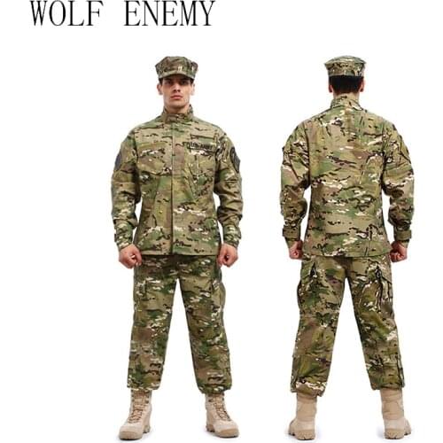 New US Army Navy BDU CP Multicam Camouflage Suit Military Uniform Tactical Combat Airsoft Farda Only Jacket & Pants