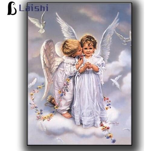 Cross Stitch kits Diy diamond Painting Diamond Embroidery little angel Picture resin drill Cartoons diamond Mosaic pattern gift