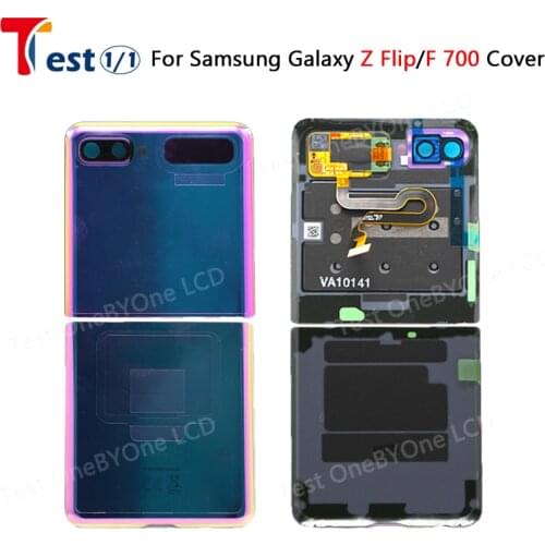 Original quality for Samsung Galaxy Z Flip back housing with flex cable for Samsung Galaxy Z Flip F700 SM-F700F/DS back cover