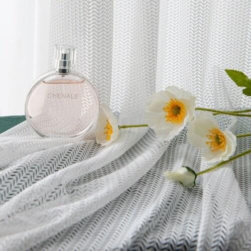 Nordic Simple Tulle Curtain For Living Room Bedroom Window Sheer For Kitchen Luxury Voile For Hotel Finished Drape Blinds Door