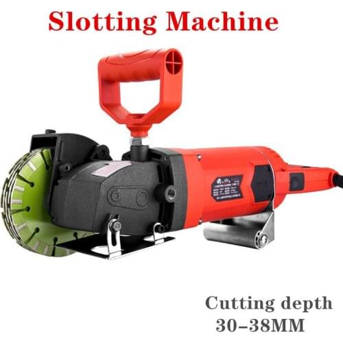 Wall chasing wall cutting machine, water and electricity, dust-free slotting machine, one molding, no dead angle, cut depth30-38