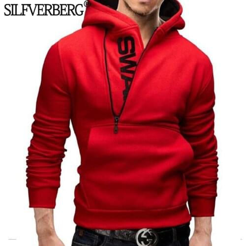 SILFVERBERG Men's Sweatshirts With Slogans