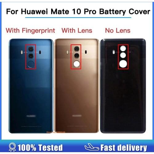 6.0" For Huawei Mate 10 Pro Back Battery Cover Door Rear Glass Housing Case For Huawei Mate10 Pro Battery Cover Mate10Pro