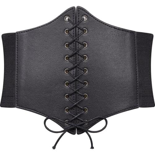 Lady Retro Wide Waist Belts Women For Dress Jacket Ladies Elastic Belts Female Big Met Elastic Belts Fashion Brand New Belt