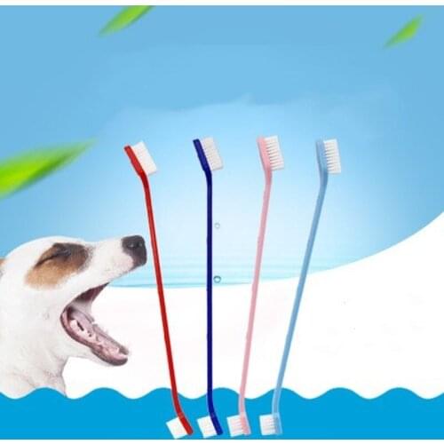 Dog Toothbrush Cat Pet Dental Grooming Washing Tooth Brush Pet Tooth Cleaning Tools dog toothbrush stick pet supplies