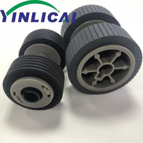 1Set Brake Roller Pickup Exit for Fujitsu Fi6130 Fi-6230 Fi6140 Fi6240 Fi6125 Fi6225 IX500 PA03540-0001 PA03540-0002