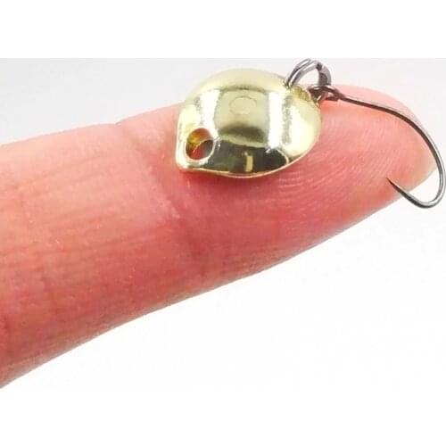 1Pcs 1.4cm 1.8g Mini Wobbler Sequin Spoon Lure Hard Bait Spinnerbait Isca Artificial Pesca Wobblers Fly Fishing Tackle