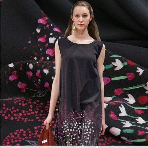 138 cm wide sand washed silk fabric meter 16 mm crepe de chine silk fabric natural material dress fabric wholesale silk cloth