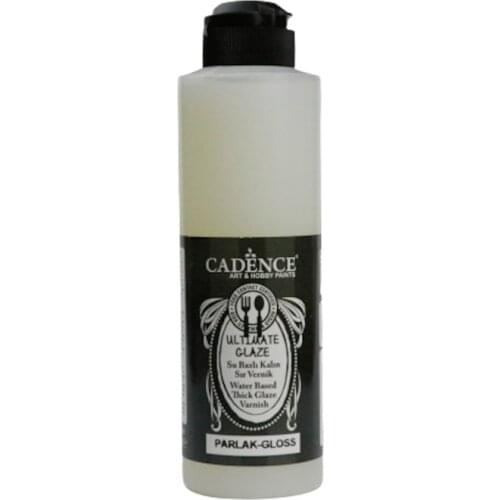 Cadence Ultimate Glaze Water Based Thick Glaze Varnish Matt Matt Varnish 120ml