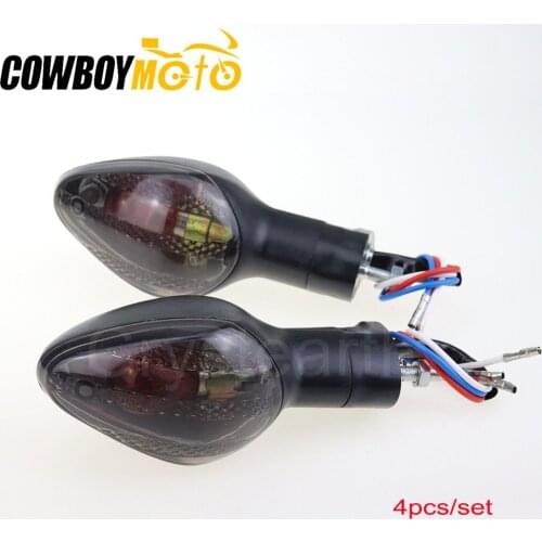4pcs/set Motorcycle Front Rear Turn Signal Indicator Light Blinker For Honda CBR125R 2004-2011 CBR500R CBR 500R 2013 CB500X 2013