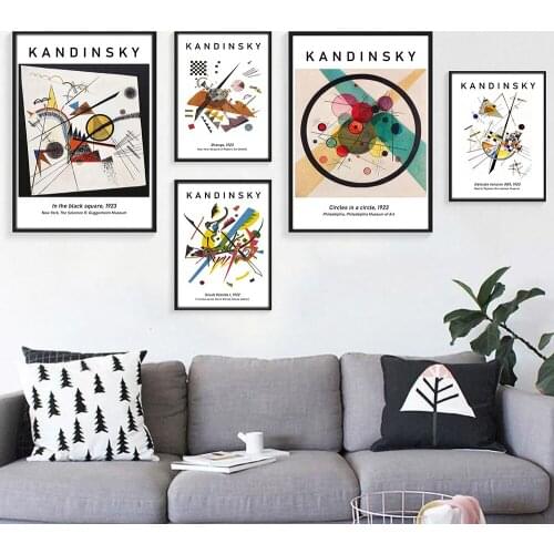 Abstract Colorful Geometric Objects Canvas Painting Wall Art Nordic Posters and Prints Wall Pictures for Living Room Decoration