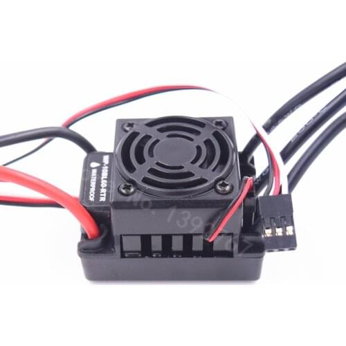 60A Waterproof ESC 2S 3S SBEC 6V/3A Brushless Lipo NiMH Fits 540Motor For 1/10 Scale Models Remote Control RC Car WP-10BL60-RTR