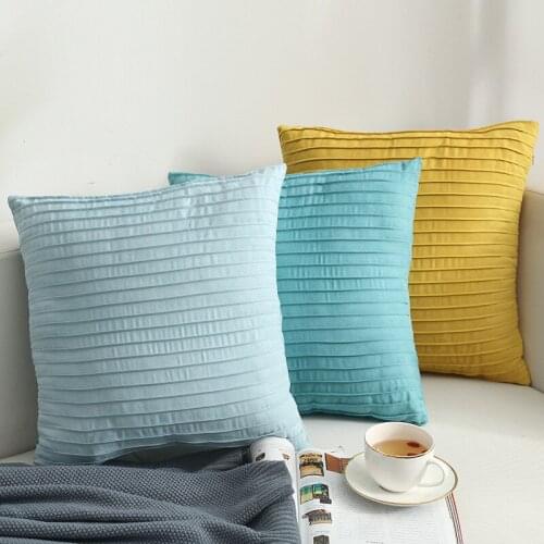 1 Piece of Vertical Stripe Cushion Cover 45x45cm / 30x50cm / Light Luxury Simple Style Pillowcase Home Decoration Pillowcase