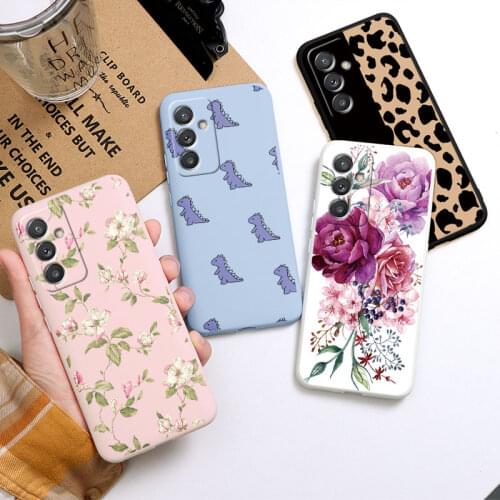 Phone Case For Samsung Galaxy Quantum 2 A82 5G 6.7'' Soft Flower Back Cover Fundas For Samsung Quantum2 A 82 Protective Bumper