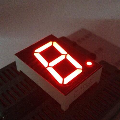 10PCS New 1 Bit 0.8 inch Digital Tube LED Display red Light 7 Segment Common Cathode/Anode 10PIN