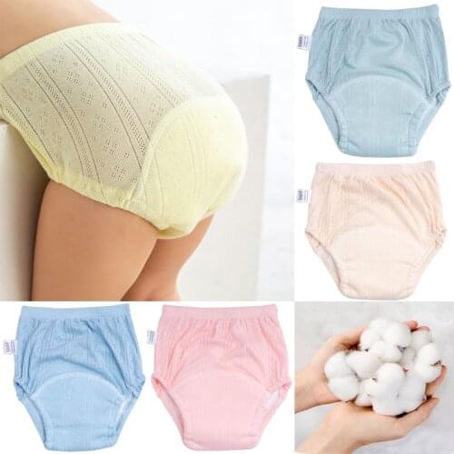 Baby Diapers Reusable Cloth Diaper Washable Mesh Nappy Newborn Summer Breathable Cotton Training Pants Panties for infant Diaper