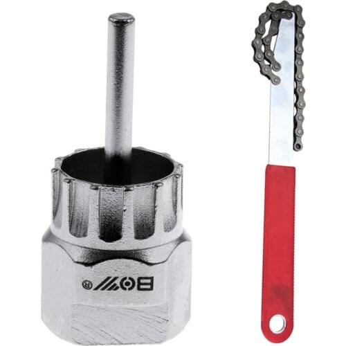 Freewheels Cassette Lockring Tool with Guide Pin+Chain Whip Cassette Remoer