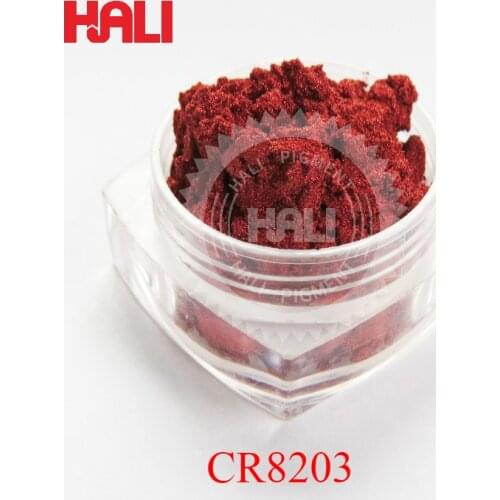 Chinese red pearlescent pigment, bright red effect pigment, mica pearl powders,1lot=200gram CR8203 chinese red A,free shipping