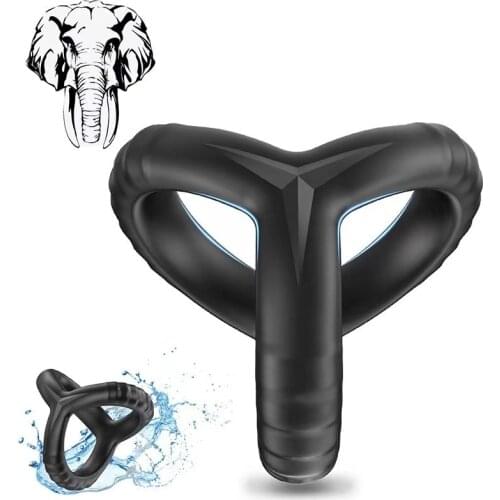 Elephant Cock Penis Lock Rings Delay Ejaculation Time Lasting Sex Toys Shop For Men Male Dick Trainer Masturbator Adults Couples
