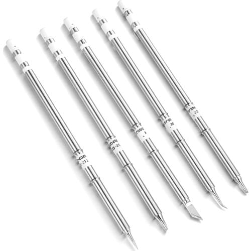 QHTITEC JCD Soldering Solder Iron Tips T12 Series Iron Tip For Hakko FX-951 STC AND STM32 OLED Soldering Station