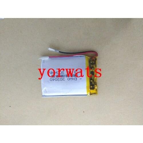 New Hot A Rechargeable Li-ion Cell New 3.7V lithium ion battery 303040 033040 300mAh portable small household electrical