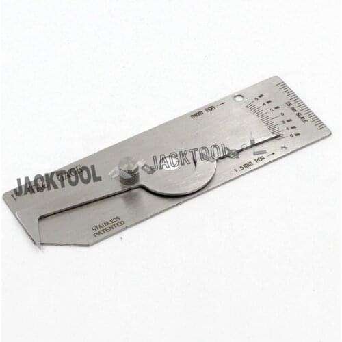 Biting Edge Stainless Steel Undercut Gauge Welding Gauge Gage For Welder Inspection