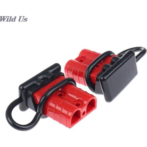50A Battery Trailer Charge Plug Connector For Disconnect Winch Electrical Cables