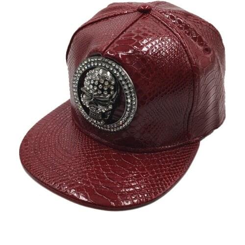 Mannen Caps Platte Hoed Hip Hop Snapback Schedel Klinknagel Baseball Cap Street Dance Cap Trendy Mannen En Vrouwen Platte Hoed