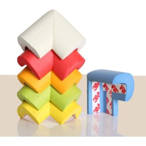 6Pcs/lot Baby Protection Corner Soft Thickened L-shaped Angle Kids Desk Children Safety Corner Baby Cover Edge Guards