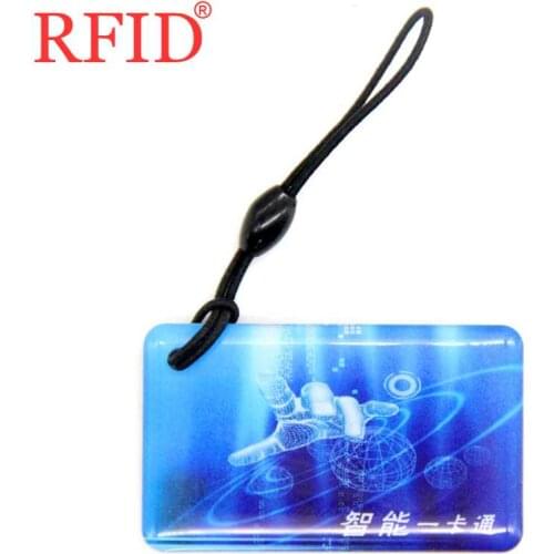 UID S50 1K RFID 13.56Mhz Changeable Rewritable Dropping Glue Waterproof Keyfob Keychain Badge Access Control Card Fast Shipping