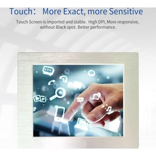 High quality industrial grade HD LCD display 8.4" talblet pc with intel core i5 6200U CPU touch panel pc industrial computer