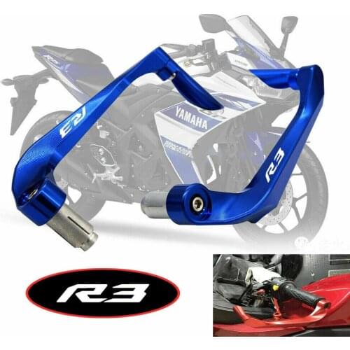 3D Handlebar Brake Clutch Levers Guard Protector For YAMAHA YZF R3 YZFR3 YZF-R3