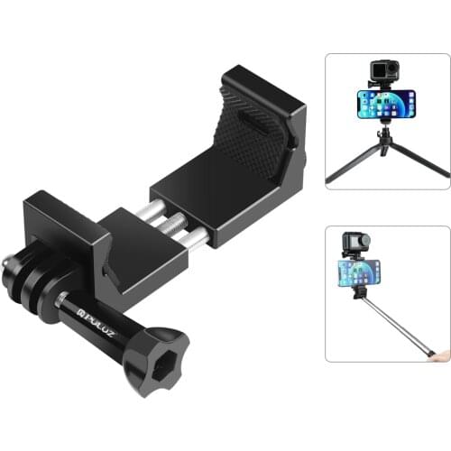 Vlogging Live Broadcast Aluminum Alloy Smartphone Clamp Bracket &1/4 Screw For iPhone,GoPro,DJI Osmo Camera accessories